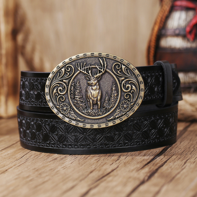 Įvairūs pasirenkami vakarietiško stiliaus didelių plokščių sagčių diržai iš PU odos, pasižymintys dideliu jausmu, retro įspaudu, tiesioginiai gamykliniai pardavimai.