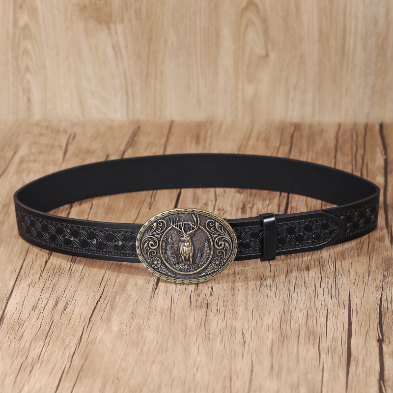 Įvairūs pasirenkami vakarietiško stiliaus didelių plokščių sagčių diržai iš PU odos, pasižymintys dideliu jausmu, retro įspaudu, tiesioginiai gamykliniai pardavimai.