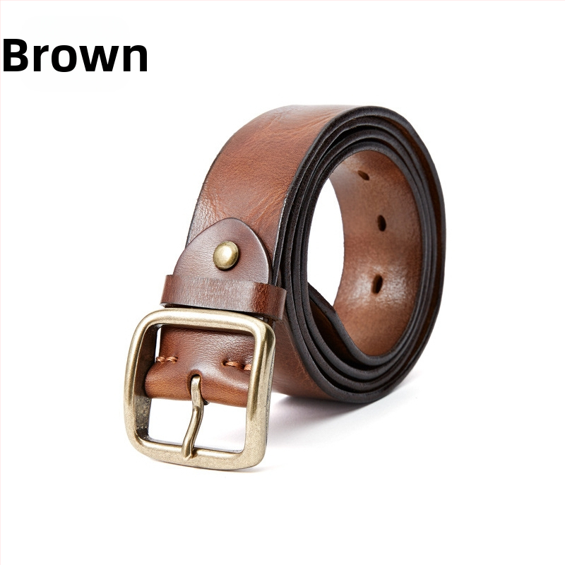 Retro stiliaus natūralios odos vyriškas diržas su sagtimi, storas, unisex moteriškas diržas, laisvalaikio, madingas, pirmojo sluoksnio, karvės odos, rankų darbo diržas moterims.