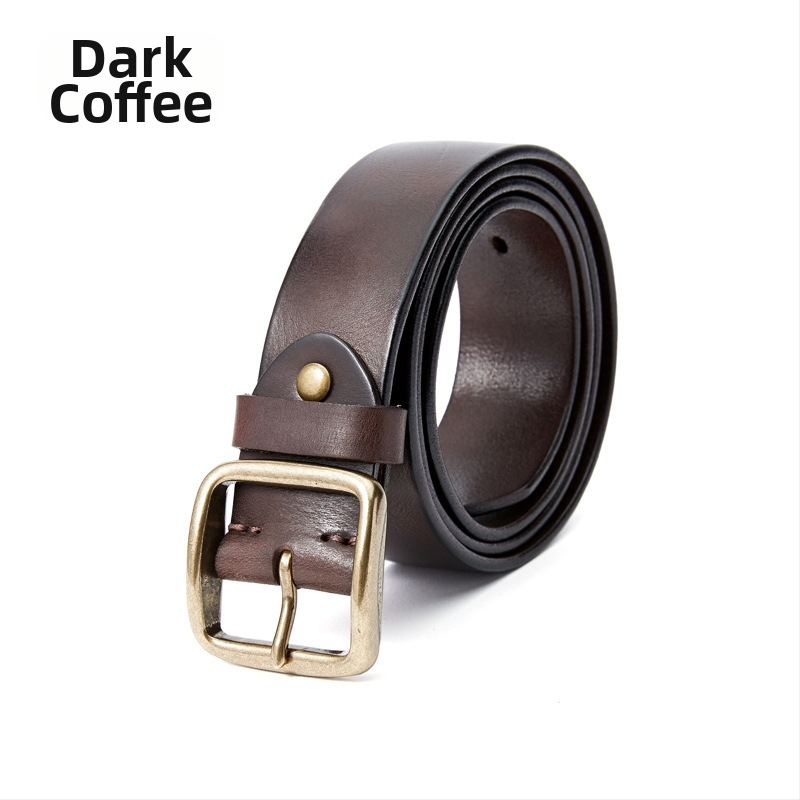 Retro stiliaus natūralios odos vyriškas diržas su sagtimi, storas, unisex moteriškas diržas, laisvalaikio, madingas, pirmojo sluoksnio, karvės odos, rankų darbo diržas moterims.