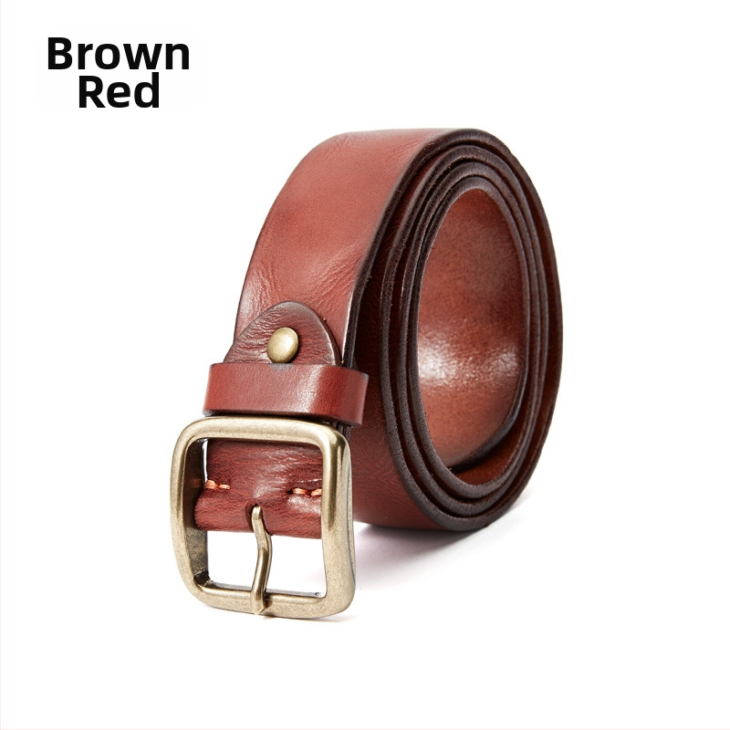 Retro stiliaus natūralios odos vyriškas diržas su sagtimi, storas, unisex moteriškas diržas, laisvalaikio, madingas, pirmojo sluoksnio, karvės odos, rankų darbo diržas moterims.