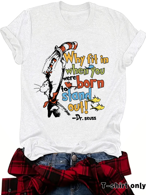 „Amazon“ nepriklausoma stotis, Europos ir Amerikos animacinių filmukų raštų spausdinimas, apvalios iškirptės, laisvi trumpomis rankovėmis, plius dydžio marškinėliai, tarpvalstybinė užsienio prekyba.