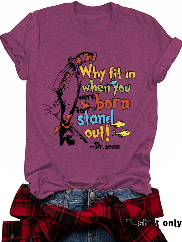 „Amazon“ nepriklausoma stotis, Europos ir Amerikos animacinių filmukų raštų spausdinimas, apvalios iškirptės, laisvi trumpomis rankovėmis, plius dydžio marškinėliai, tarpvalstybinė užsienio prekyba.