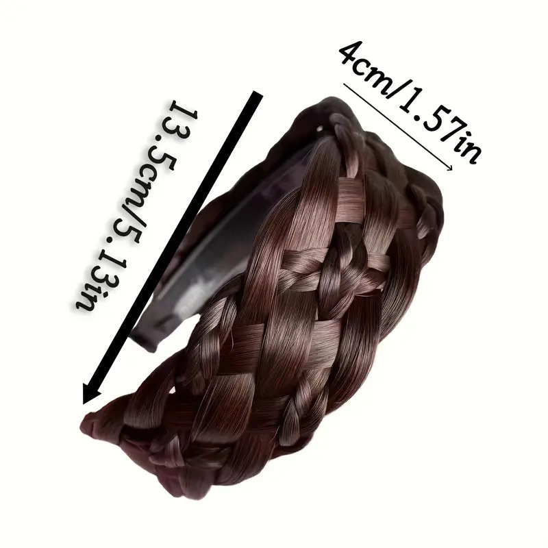 Seitsmepaelaga võileivapunutisega parukapeapael, käsitsi kootud punutud peapael, naturaalse imitatsiooniga, kõrge peanahaga juukseklamber, juukseaksessuaarid