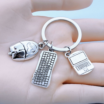 Νέο πληκτρολόγιο υπολογιστή ποντίκι υπολογιστή δημιουργικό παιχνίδι ταλέντο μηχανικός υπολογιστών διασυνοριακό μπρελόκ