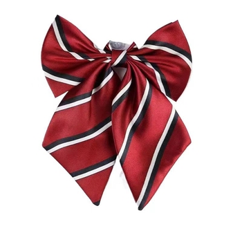 Цветно раирано бизнес облекло за мъже и жени, работна бяла риза с панделка, съответстваща вратовръзка, универсална банкова вратовръзка