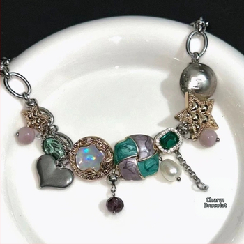 Πρωτότυπο σχέδιο του κολιέ από σμάλτο, Vintage Retro Εξαιρετικό χειροποίητο κολιέ