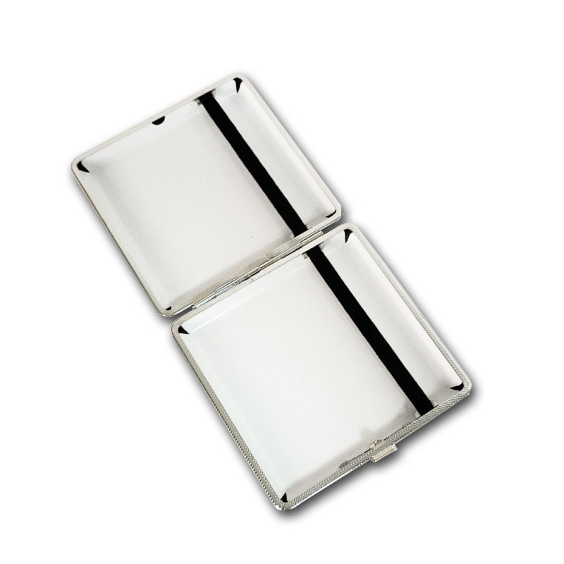 Toc de țigară cu diamant transfrontalier, autocolant metalic, ultra-subțire, toc de țigară portabil din oțel inoxidabil, montat pe mașină, toc de țigară portabil pentru femei