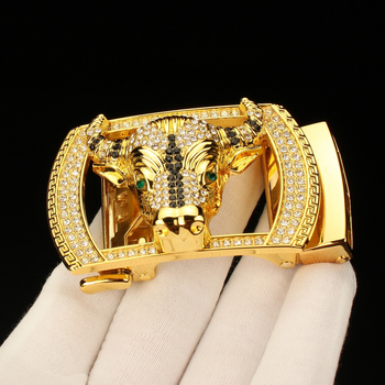 Zodiaka govs ādas galvas vīriešu automātiskā sprādzes galva ar vidukli, galvas sprādzi, bikses ar sprādzi, jostas sprādze, 3,5 cm dimanta komplekts