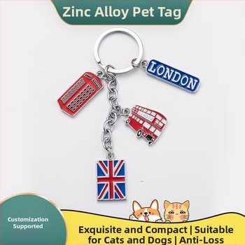 Ключодържател от цинкова сплав, тенденция за пътуване, сувенир, ключодържател за кола, боя, ученическа чанта, раница, ключодържател, висулка