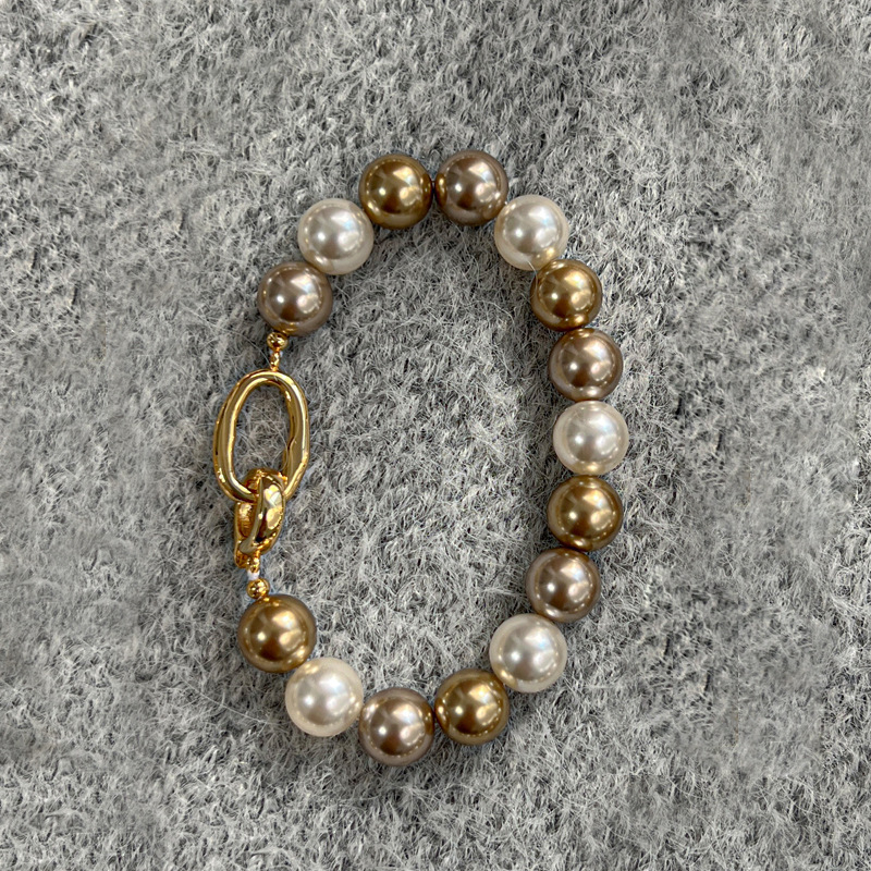 Mišrių spalvų perlų vėrinio aksesuarai moterims, lengviausi deriniai, aukštos klasės nišiniai, lengvi, prabangūs, retro stiliaus karoliukų vėriniai, megztiniai, grandinėlės papuošalai