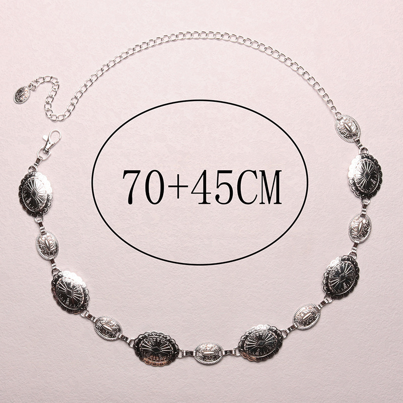 Madingos naujos bohemiškos monetų kutais puoštos juosmens grandinėlės retro etninio stiliaus lydinio taško deimanto pilvo šokio juosmens aksesuarai, didmeninė prekyba