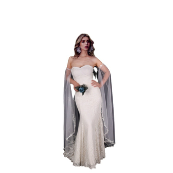 Youlapan Vm31 Εξαγωγή Tube Top Suspender Αξεσουάρ Δαντέλας Μακριά Μανίκια Νυφικό Πάρτι Super Fairy Μανίκια