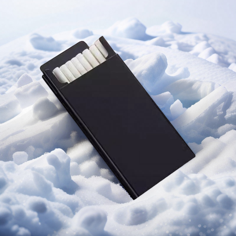 Plona cigarečių dėžutė su 20 dalių, itin plona nešiojama ištraukiama automatinė iššokanti drėgmei atspari aliuminio lydinio slankiojanti metalinė cigarečių dėžutė vyrams