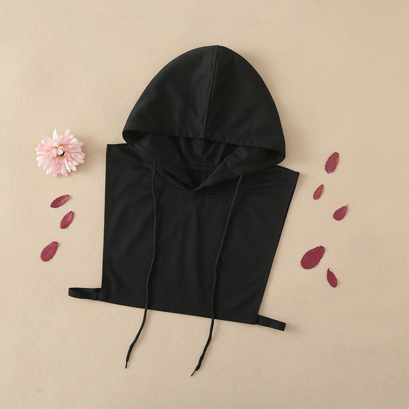 Guler fals femei pulover pălărie guler all-match toamna și iarna bază caldă interioară simplă pălărie stil coreean elegant guler fals