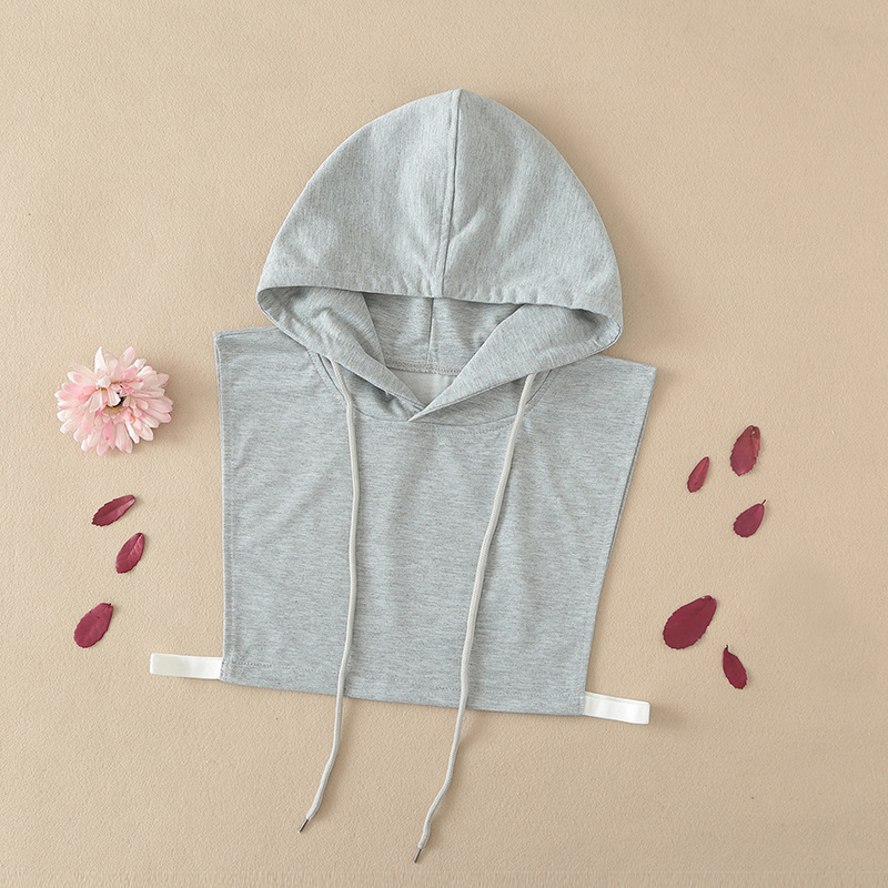 Guler fals femei pulover pălărie guler all-match toamna și iarna bază caldă interioară simplă pălărie stil coreean elegant guler fals