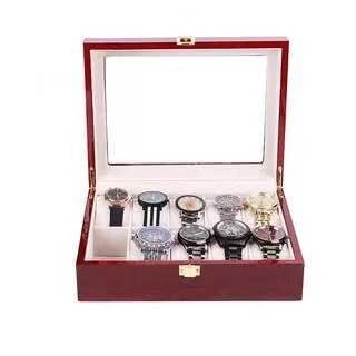 Taškinis tiekimas 6 10 12 20 24 laikrodžių dėžutė Laikrodžių laikymo dėžutė Laikrodžių dovanų dėžutė PU laikrodžių dėžutė