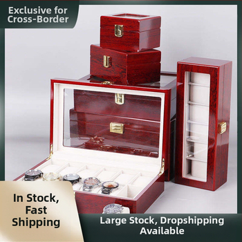 Taškinis tiekimas 6 10 12 20 24 laikrodžių dėžutė Laikrodžių laikymo dėžutė Laikrodžių dovanų dėžutė PU laikrodžių dėžutė