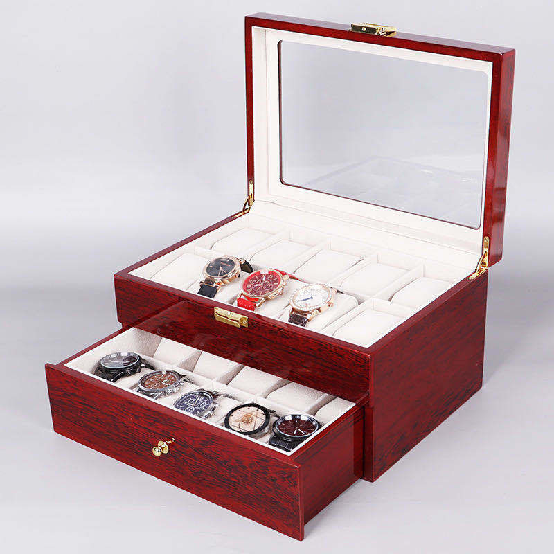 Taškinis tiekimas 6 10 12 20 24 laikrodžių dėžutė Laikrodžių laikymo dėžutė Laikrodžių dovanų dėžutė PU laikrodžių dėžutė