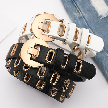 Europietiškas ir amerikietiškas įgaubtos formos tinklelio raudonas diržas moterims, itin ugningas dekoratyvinis džinsinis moteriškas neperforuotas diržas, didmeninė prekyba.