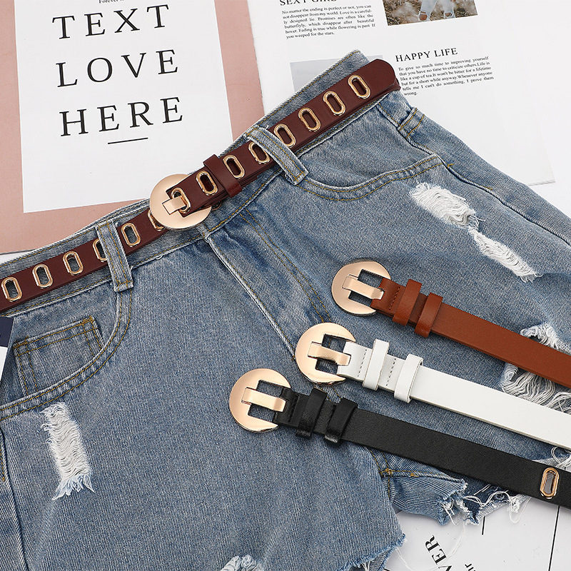 Europietiškas ir amerikietiškas įgaubtos formos tinklelio raudonas diržas moterims, itin ugningas dekoratyvinis džinsinis moteriškas neperforuotas diržas, didmeninė prekyba.