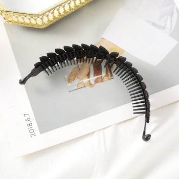 Αξεσουάρ μαλλιών με σφαιρική κεφαλή, στρας, μπούκλες μαλλιών, φύλλο ελιάς, γυναικεία φουρκέτα, επαγγελματική φουρκέτα, κλιπ με στρογγυλή λαιμόκοψη, γεμάτο διαμάντι, αλογοουρά