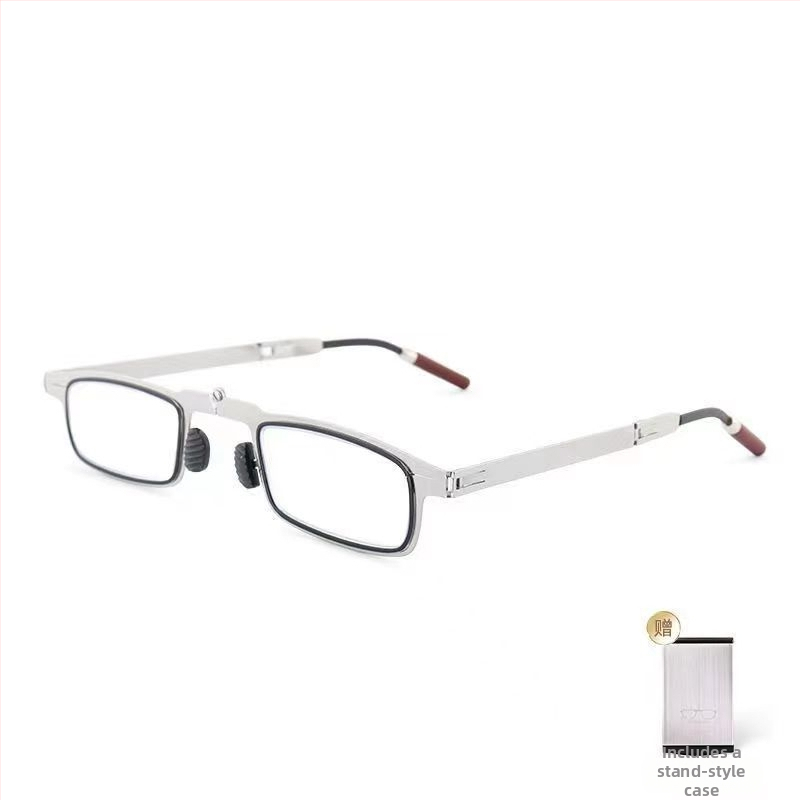 Фабрично директно от производителя ултратънки сгъваеми нови очила за четене HD преносими мъжки удобни очила за четене, поддръжка на мобилен телефон