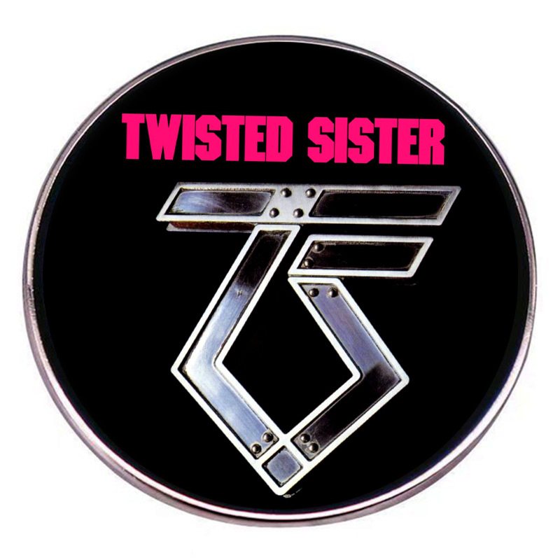 Broșă Twisted Sister, insignă din aliaj, insignă muzicală americană metal rock