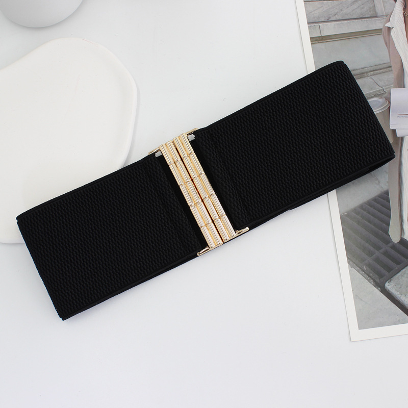 Moteriška languota suknelė su sagtimi, tampria juosmens juosta, dekoratyvinė suknelė, deranti prie juosmens, tampri, plati juosmens juosta, trys dydžiai.