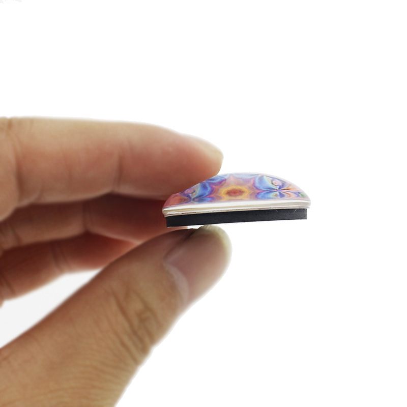 Loominguline lilleline akvarellkunstmaali stiilis ajakivi klaasist plaaster pehme magnetiline külmkapi kleebis kodukaunistamine