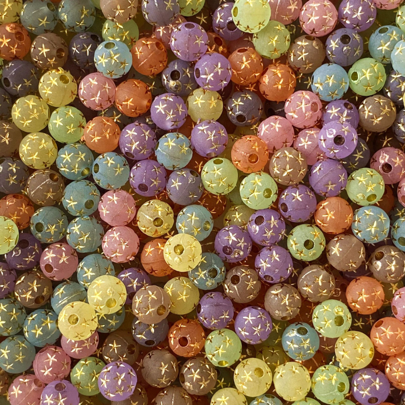 Ακρυλικές διαφανείς παγωμένες χάντρες αστέρι diy βραχιόλι κολιέ αξεσουάρ κοσμημάτων χειροποίητες χάντρες από υλικό με χάντρες χονδρικής