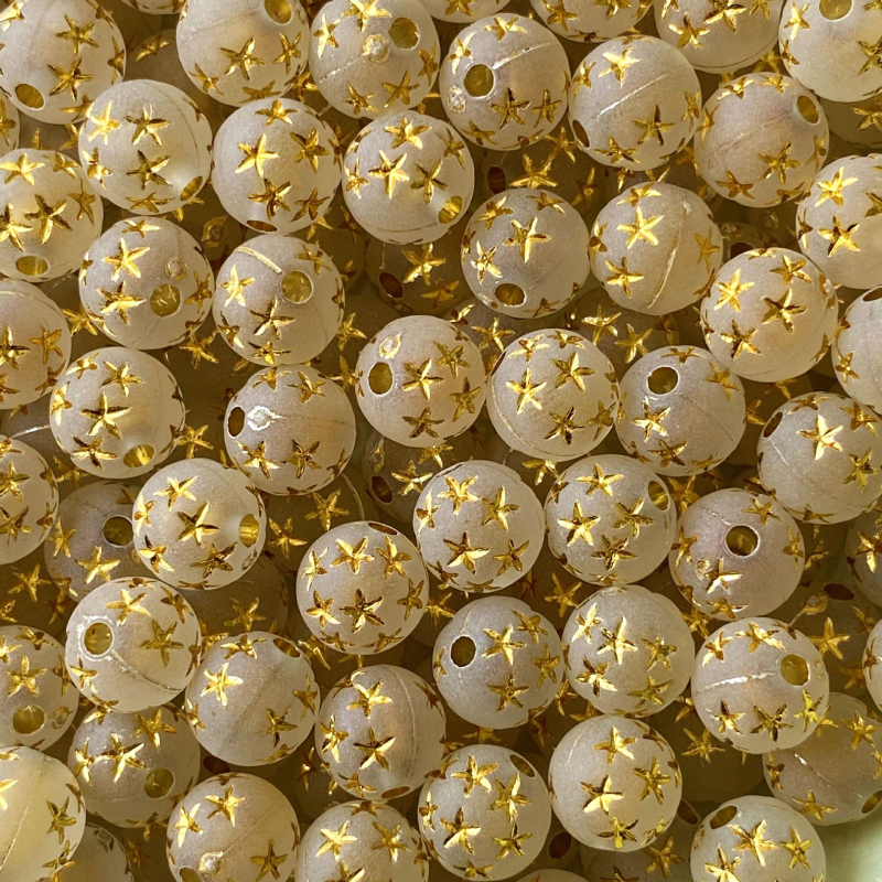 Ακρυλικές διαφανείς παγωμένες χάντρες αστέρι diy βραχιόλι κολιέ αξεσουάρ κοσμημάτων χειροποίητες χάντρες από υλικό με χάντρες χονδρικής