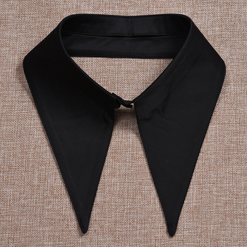 Γυναικείο κολάρο με μεγάλο γιακά, ψεύτικο γιακά, κομψό γιακά πουκαμίσου, αφαιρούμενο, αξεσουάρ για την εβδομάδα μόδας, μοντέρνο, all-match λευκό