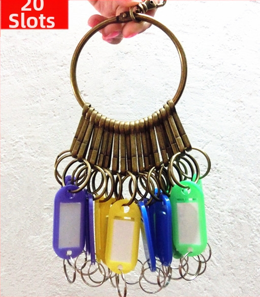 Ρετρό μπρελόκ με παχύρρευστο μπρελόκ, δαχτυλίδι κλειδιού, μεγάλη μπρελόκ, αποθήκη αυτοκινήτου, ξενοδοχείο, αποθήκευση κλειδιών ιδιοκτήτη