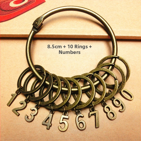 Ρετρό μπρελόκ με παχύρρευστο μπρελόκ, δαχτυλίδι κλειδιού, μεγάλη μπρελόκ, αποθήκη αυτοκινήτου, ξενοδοχείο, αποθήκευση κλειδιών ιδιοκτήτη