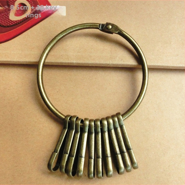 Ρετρό μπρελόκ με παχύρρευστο μπρελόκ, δαχτυλίδι κλειδιού, μεγάλη μπρελόκ, αποθήκη αυτοκινήτου, ξενοδοχείο, αποθήκευση κλειδιών ιδιοκτήτη