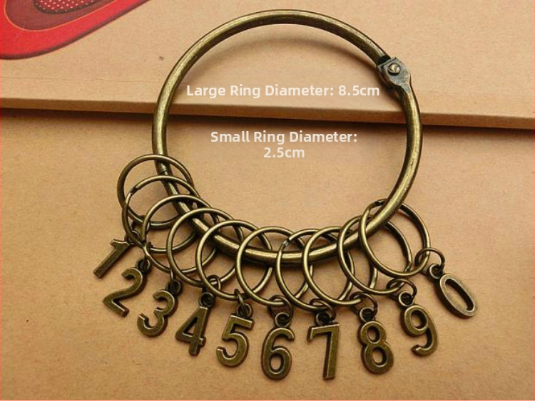 Ρετρό μπρελόκ με παχύρρευστο μπρελόκ, δαχτυλίδι κλειδιού, μεγάλη μπρελόκ, αποθήκη αυτοκινήτου, ξενοδοχείο, αποθήκευση κλειδιών ιδιοκτήτη