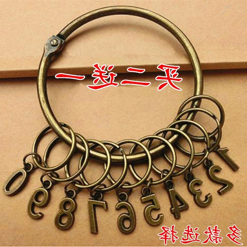 Ρετρό μπρελόκ με παχύρρευστο μπρελόκ, δαχτυλίδι κλειδιού, μεγάλη μπρελόκ, αποθήκη αυτοκινήτου, ξενοδοχείο, αποθήκευση κλειδιών ιδιοκτήτη