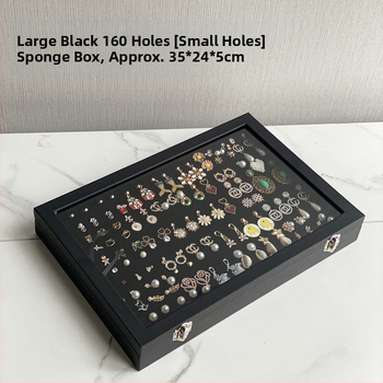 Ehtekarp Sirgete Nööpnõeltega Kõrvarõngad Ehted Sisseehitatud Auguga Käsnakarp Suure Mahtuvusega Pross Märgi Hoiustamine Viimistlus