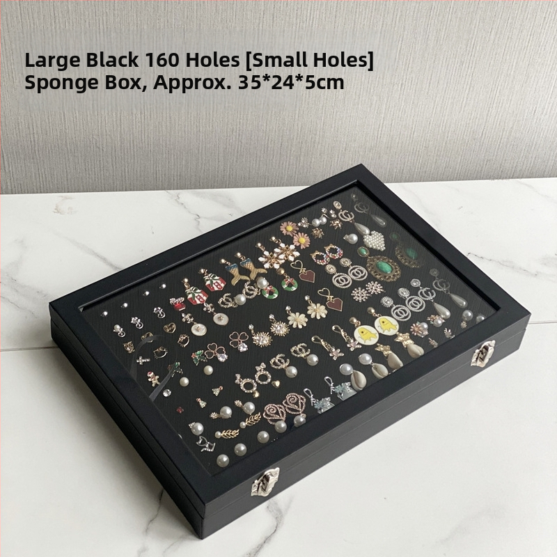 Ehtekarp Sirgete Nööpnõeltega Kõrvarõngad Ehted Sisseehitatud Auguga Käsnakarp Suure Mahtuvusega Pross Märgi Hoiustamine Viimistlus