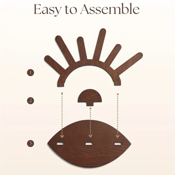 Трансграничен нов продукт Креативна стойка за бижута, стойка за съхранение на пръстени, дървени занаяти, орнаменти, празнични подаръци