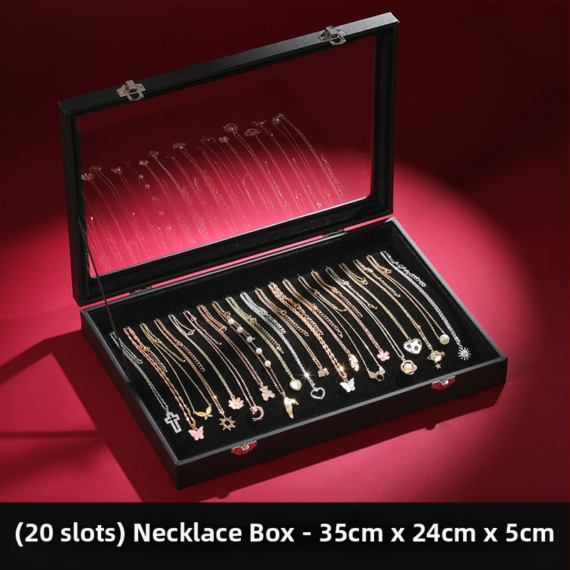 Didelės talpos papuošalų laikymo dėžutė Papuošalų dėžutė Papuošalų demonstracinė dėžutė Auskarai Auskarai, karoliai, apyrankės Žiedų dėžutė
