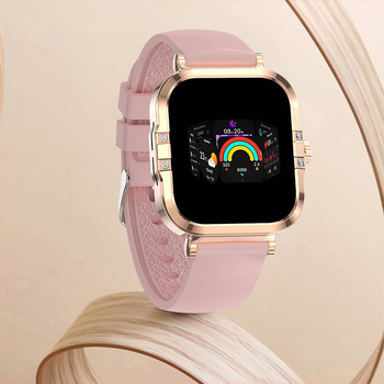 Cross-Border Hk82 Inteligentné hodinky AMOLED Vždy zapnutá obrazovka Bluetooth hovor Multifunkčný krokomer Dámske športové hodinky