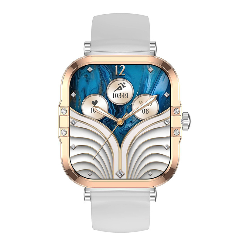 Pametni sat Cross-Border Hk82, AMOLED, uvijek uključen zaslon, Bluetooth poziv, višenamjenski pedometar za žene, sportski sat