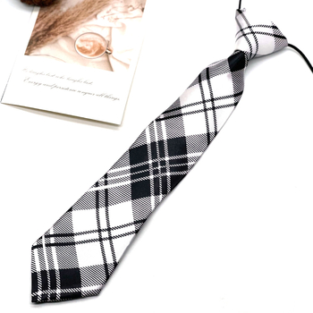 Νέο φοιτητικό γυναικείο επαγγελματικό πουκάμισο με φερμουάρ, άνετη τεμπέλα γραβάτας, βρετανική μοντέρνα γραβάτα