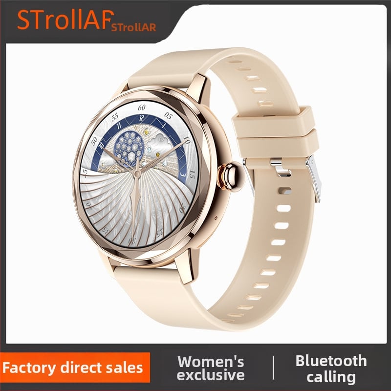 2024 m. naujas moteriškas išmanusis laikrodis, mados dovanų sportinis žingsniamatis, širdies ritmas, menstruacijų laikotarpis, išmanioji apyrankė, tiesioginis pristatymas
