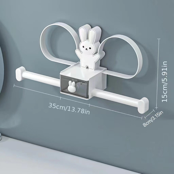 Αποθήκευση κορδέλας μαλλιών, πολυλειτουργικό κλιπ μαλλιών τοποθετημένο στον τοίχο, κουτί κοσμημάτων μαλλιών, ράφι αποθήκευσης τουαλέτας, κορδέλα μαλλιών, ράφι αποθήκευσης κλιπ μαλλιών