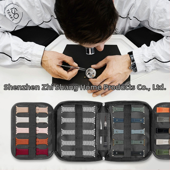 „Amazon“ perkamiausias laikrodžių dirželių kosmetikos krepšys, laikrodžių dirželių laikymo dėžutė, nešiojamas laikrodžių dirželių krepšys, 20 laikrodžių dirželių kosmetikos krepšys
