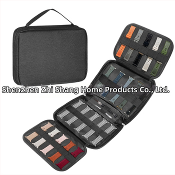 „Amazon“ perkamiausias laikrodžių dirželių kosmetikos krepšys, laikrodžių dirželių laikymo dėžutė, nešiojamas laikrodžių dirželių krepšys, 20 laikrodžių dirželių kosmetikos krepšys