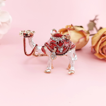 Σύσταση νέου προϊόντος Xinjiang Silk Road Εθνικά χαρακτηριστικά Ταξιδιωτικά χειροτεχνήματα Δώρα Διαμαντένια καμήλα Μπρελόκ στολίδια